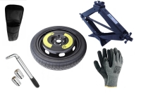 Kit - Roue de secours KIA SOUL II R16 + Clé gola + Cric + House pour cric