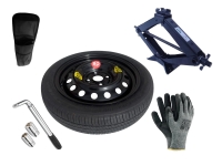 Kit - Roue de secours HYUNDAI i10 II R15 4x100x54,1 + Clé gola + Cric + House pour cric