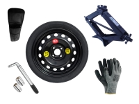 Kit - Roue de secours OPEL AGILA B R16 4x100x54,1 + Clé gola + Cric + House pour cric