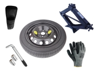 Kit - Roue de secours TOYOTA AYGO X R16 4x100x54,1 + Clé gola + Cric + House pour cric