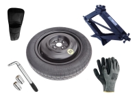 Kit - Roue de secours HYUNDAI BAYON R15 4x100x54,1 + Clé gola + Cric + House pour cric