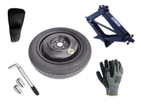 Kit - Roue de secours RENAULT EXPRESS R15 4x100x60,1 + Clé gola + Cric + House pour cric