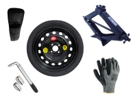 Kit - Roue de secours CITROEN XSARA II R16 4x108x65,1 + Clé gola + Cric + House pour cric