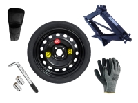 Kit - Roue de secours FIAT PANDA CROSS II R16 4x98x58,1 + Clé gola + Cric + House pour cric