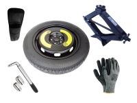 Kit - Roue de secours SKODA KODIAQ R18 5x112x57,1 + Clé gola + Cric + House pour cric